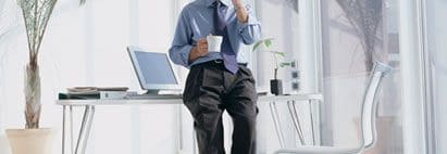 リラックスしている人