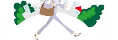 歩く人イメージ